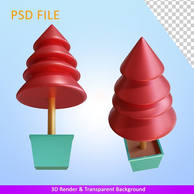 planta de ilustração de renderização 3D