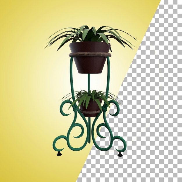 Planta interna para decoração e design de ativos