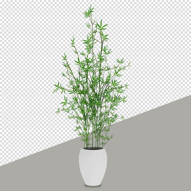 PSD planta isométrica em renderização 3d isolada