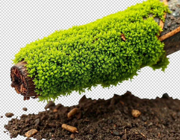 PSD una planta verde tiene una planta verde que crece fuera de ella
