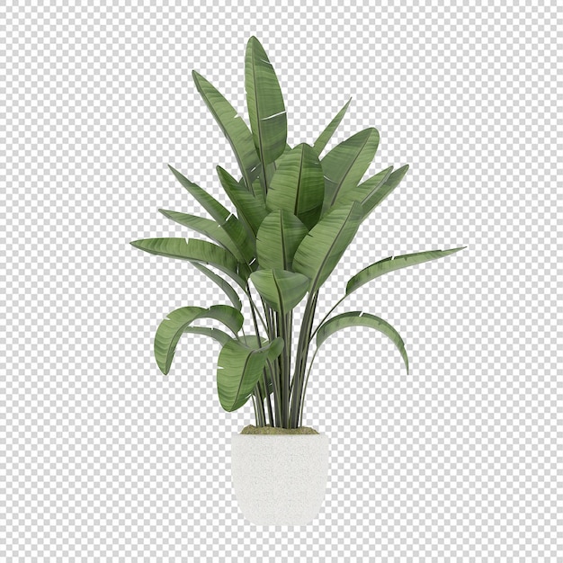 Plantas de casa de maquetes 3d de arte de plantas verdes em flores