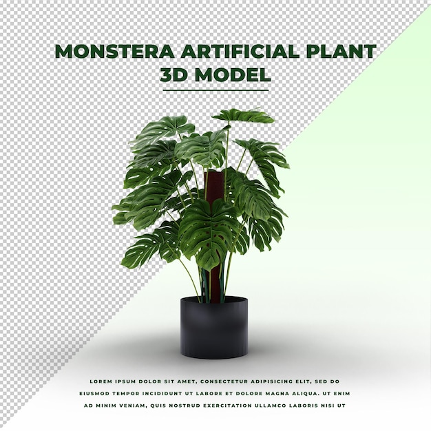 Plante Artificielle Monstera