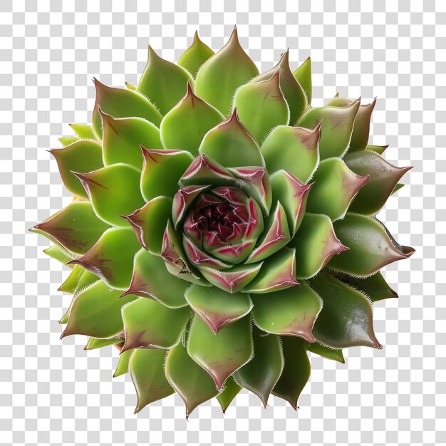 Plante succulente isolée sur fond transparent PNG