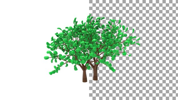 PSD plantes jed sans rendu 3d d'ombre