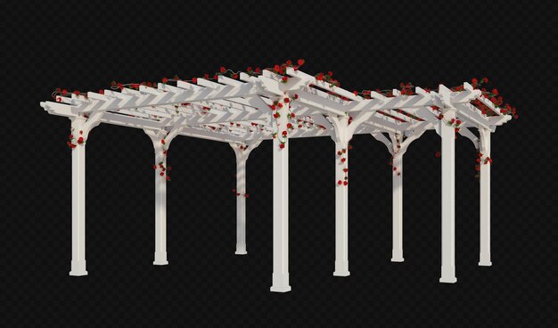 Plantes de lierre de rendu 3D isolées