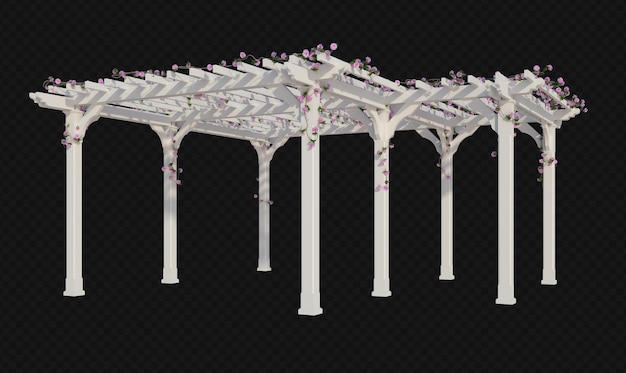 Plantes de lierre de rendu 3D isolées