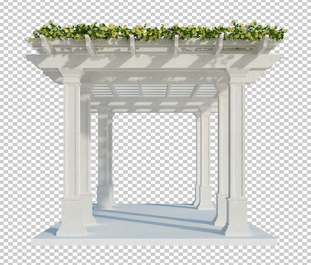 Plantes de lierre de rendu 3D isolées