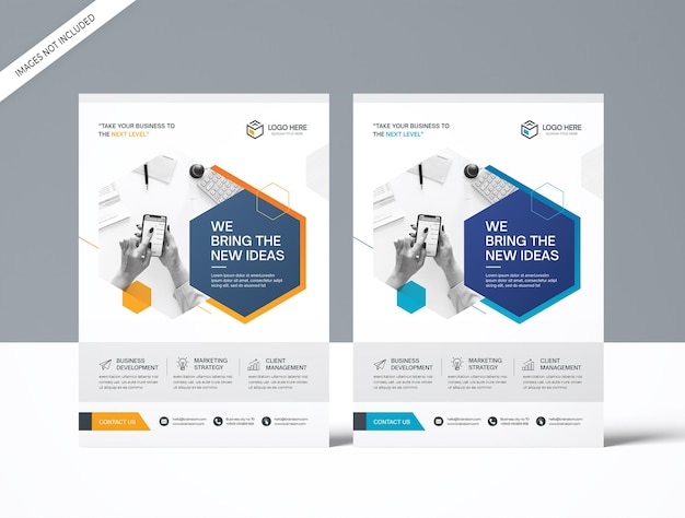 Plantilla de A4 Business Flyer