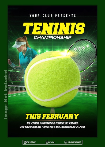 plantilla de la aleta de tenis