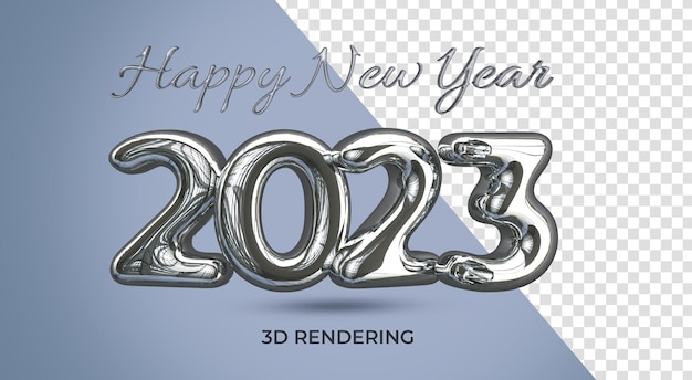 Plantilla de banner de feliz año nuevo 2023