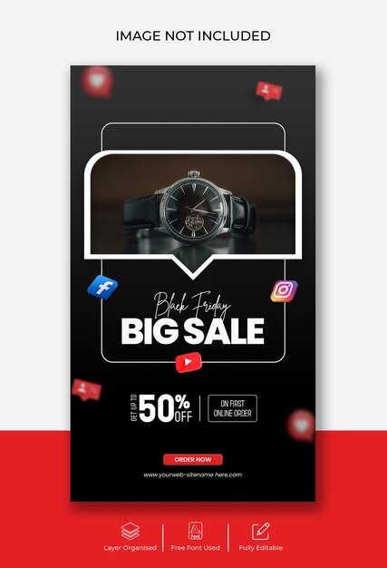 Plantilla de banner de historia de Instagram y Facebook de venta de productos de nueva colección