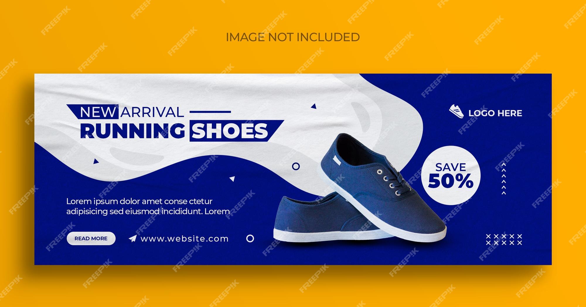 Plantilla de banner de página de portada facebook de sociales exclusiva zapatos de nueva colección | PSD Premium