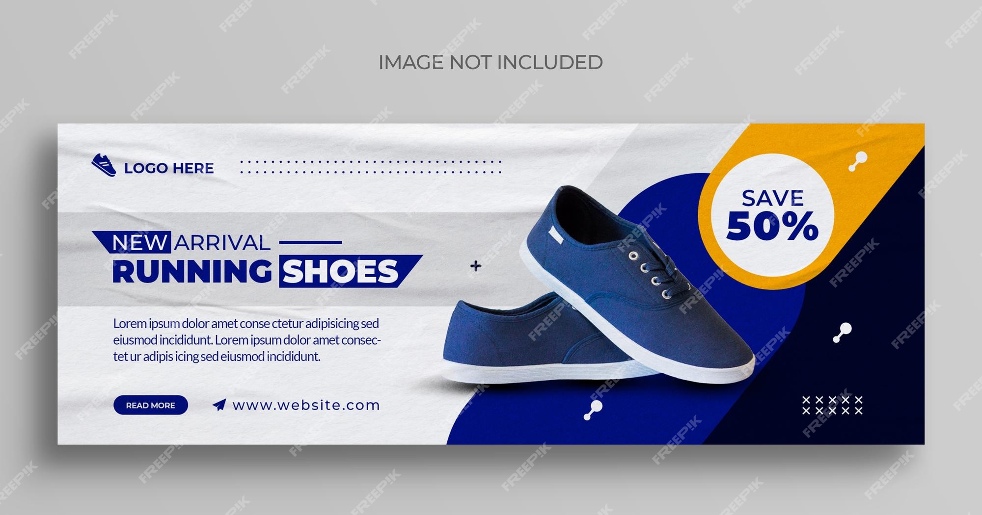 Plantilla de banner de página de portada facebook de sociales exclusiva zapatos de nueva colección | PSD Premium