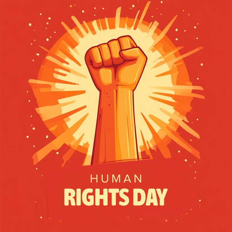 PSD plantilla de banner psd del día de los derechos humanos