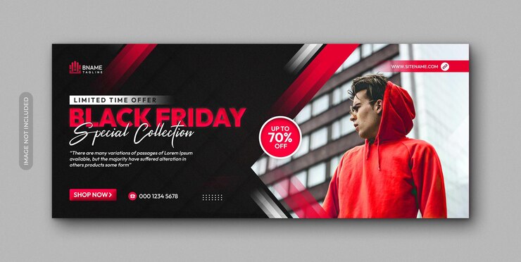PSD plantilla de banner de super rebajas de viernes negro
