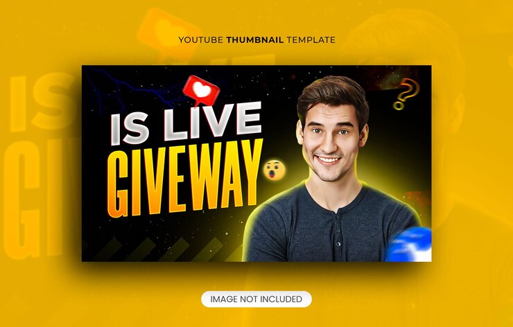 plantilla de banner en vivo en youtube