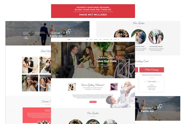 Plantilla de la boda
