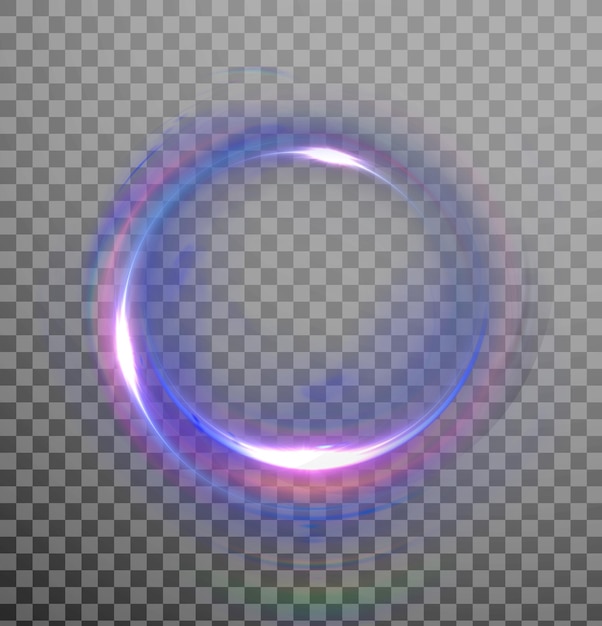 Plantilla brillante luz abstracta con círculos de colores neón iluminados brillantes brillantes brillantes