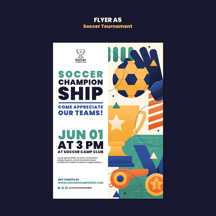 PSD plantilla de campeones de fútbol