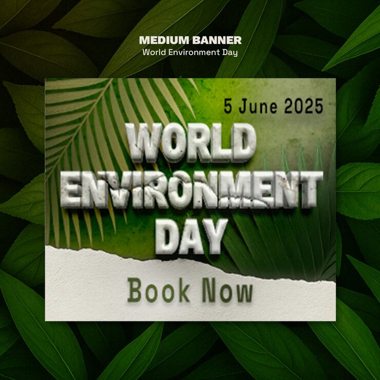 PSD plantilla para la celebración del día mundial del medioambiente