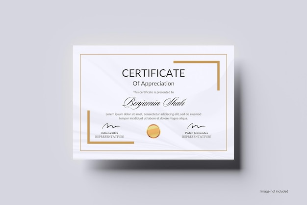 Plantilla de certificado