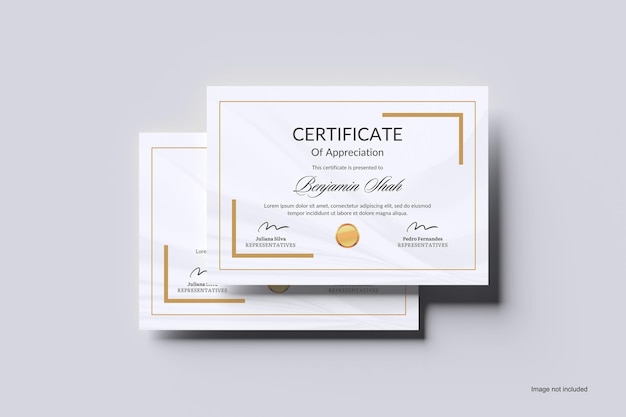 Plantilla de certificado