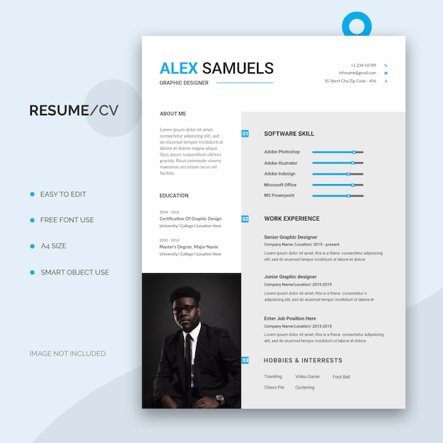 Plantilla del curriculum vitae