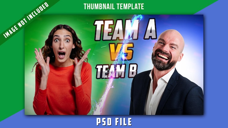 plantilla de diseño de banner de miniatura creativa de youtube