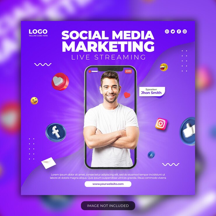 PSD plantilla de diseño de banner de publicación de marketing en redes sociales instagram o facebook