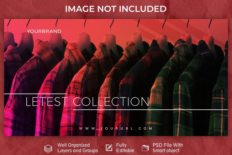 PSD plantilla de diseño de banner web encabezado horizontal banner web
