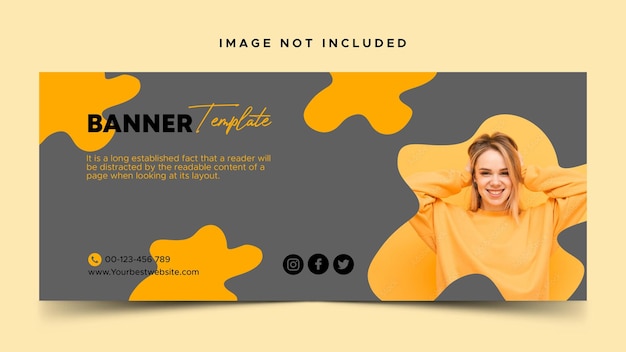 plantilla de diseño de banner web