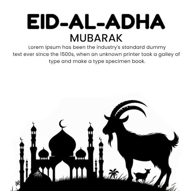 plantilla de diseño de Eid Al Adha
