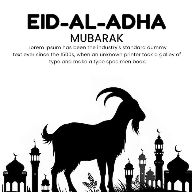 plantilla de diseño de Eid Al Adha