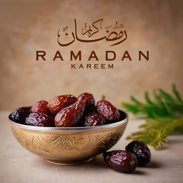 Plantilla de diseño de estandarte dorado árabe de ramadan kareem para psd