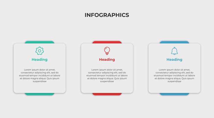 PSD plantilla de diseño de etiqueta infográfica con iconos y 3 opciones o pasos