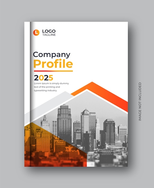 Plantilla de diseño de folleto comercial de folleto de perfil de empresa de folleto profesional