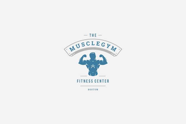 Plantilla de diseño de logotipo de gimnasio de fitness