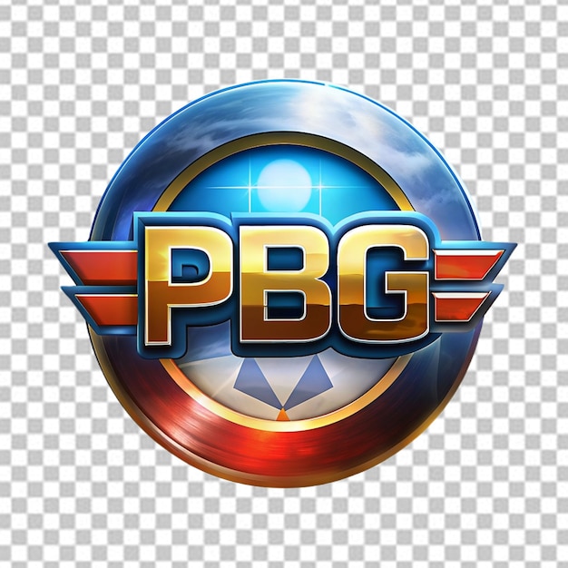 PSD plantilla de diseño de logotipo de juegos pg inspiración ilustración vectorial