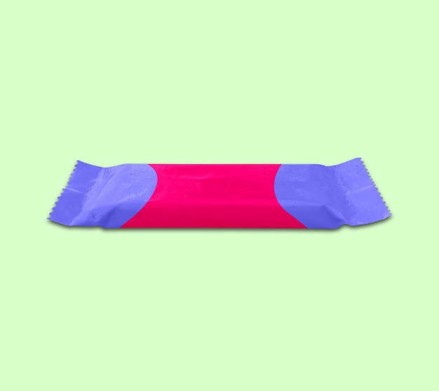 plantilla de diseño de maqueta de barra de chocolate PSD