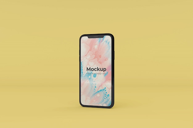 Plantilla de diseño de maquetas de pantalla de teléfono cambiable