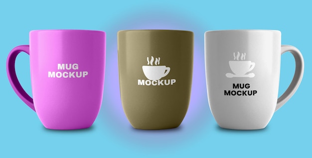 plantilla de diseño de maquillaje de taza