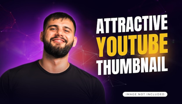 plantilla de diseño de miniatura de youtube