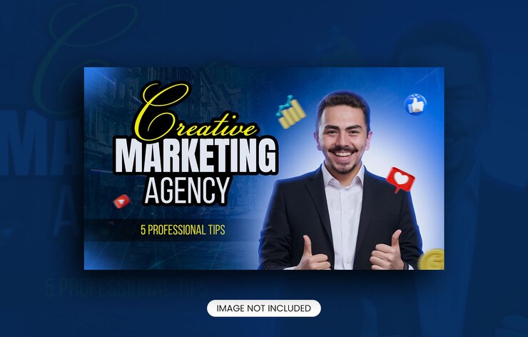 Plantilla de diseño de miniaturas de youtube empresarial