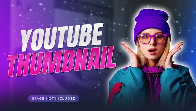 plantilla de diseño de miniaturas de youtube