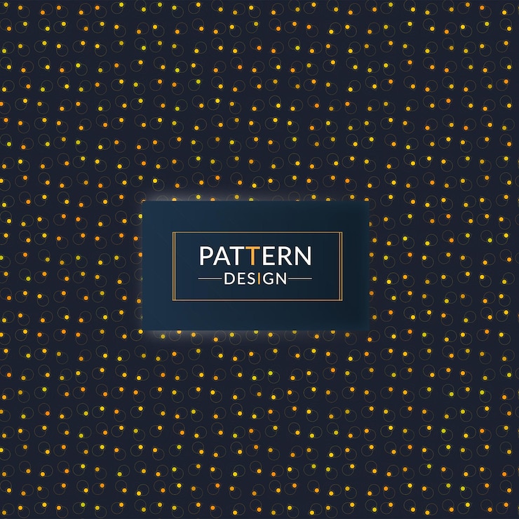 PSD plantilla de diseño de patrón