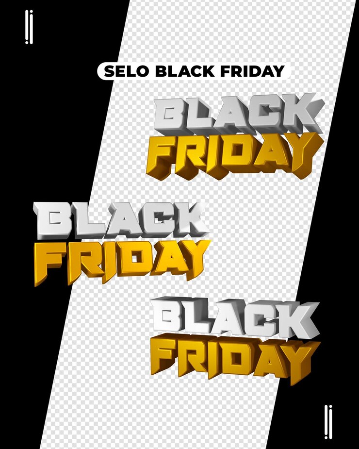 PSD plantilla de diseño posterior de efectos de texto 3d del viernes negro de psd