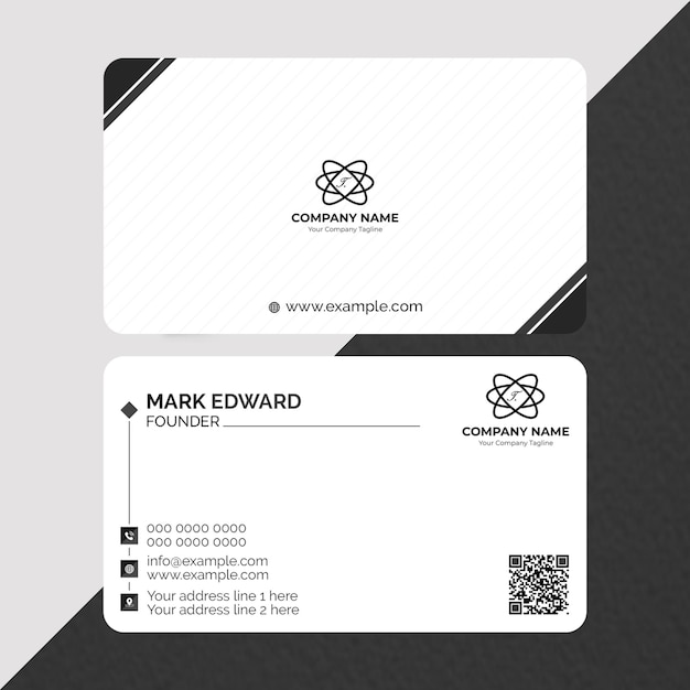 Plantilla de diseño de tarjeta de presentación creativa