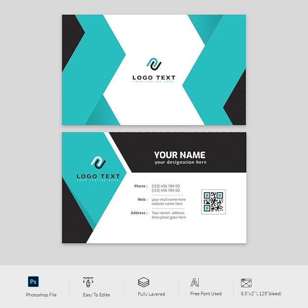 Plantilla de diseño de tarjeta de presentación