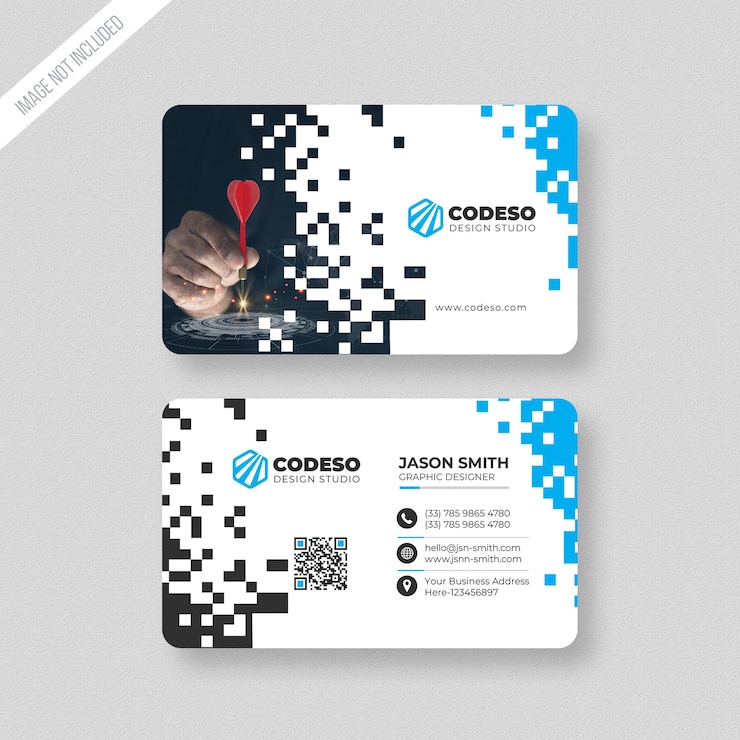 PSD plantilla de diseño de tarjeta de visita perfecta de píxeles