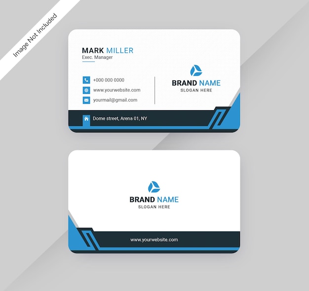 plantilla de diseño de tarjeta de visita